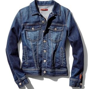 7 for All Mankind Classic Denim Jacket in Edenport, small